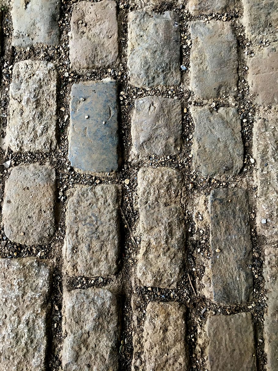 cobble, stone, texture, surface, material, rough, cobblestone, HD wallpaper