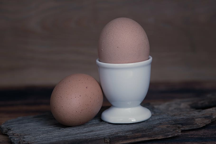 egg, hen's egg, brown egg, boiled egg, food, nutrition, eat, HD wallpaper