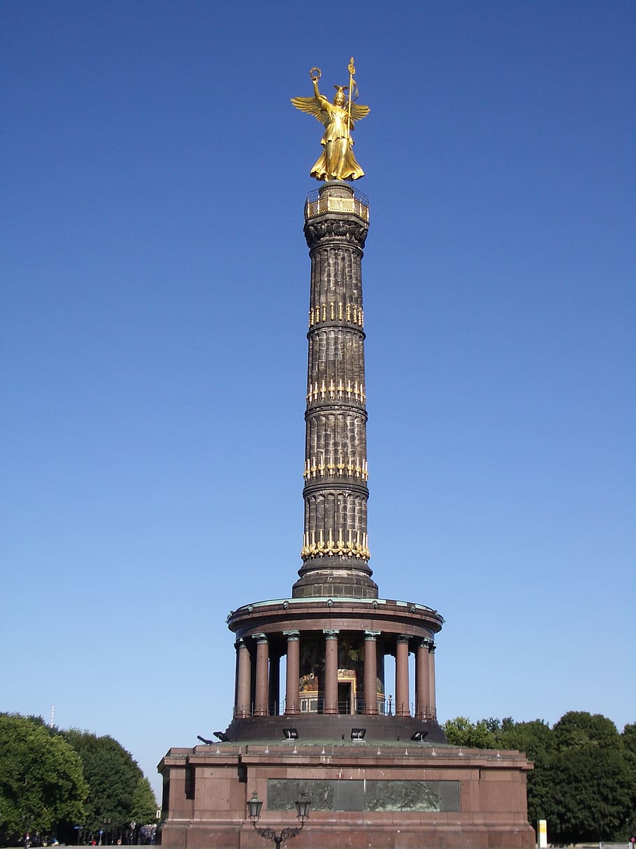 siegessäule, berlin, landmark, capital, places of interest