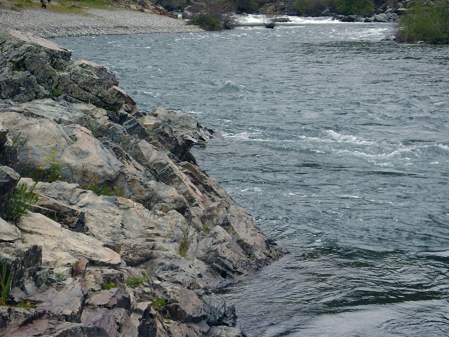rivers, flowing, rapids, fast, water, streams, rocks, stones HD wallpaper