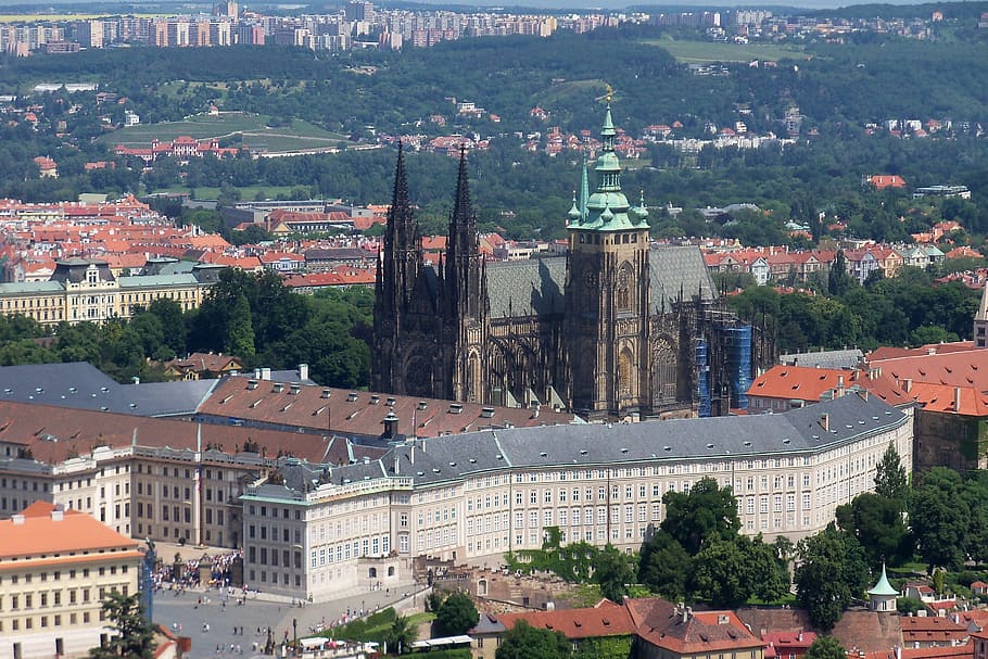 prague, san vito, view, architecture, building exterior, built structure HD wallpaper