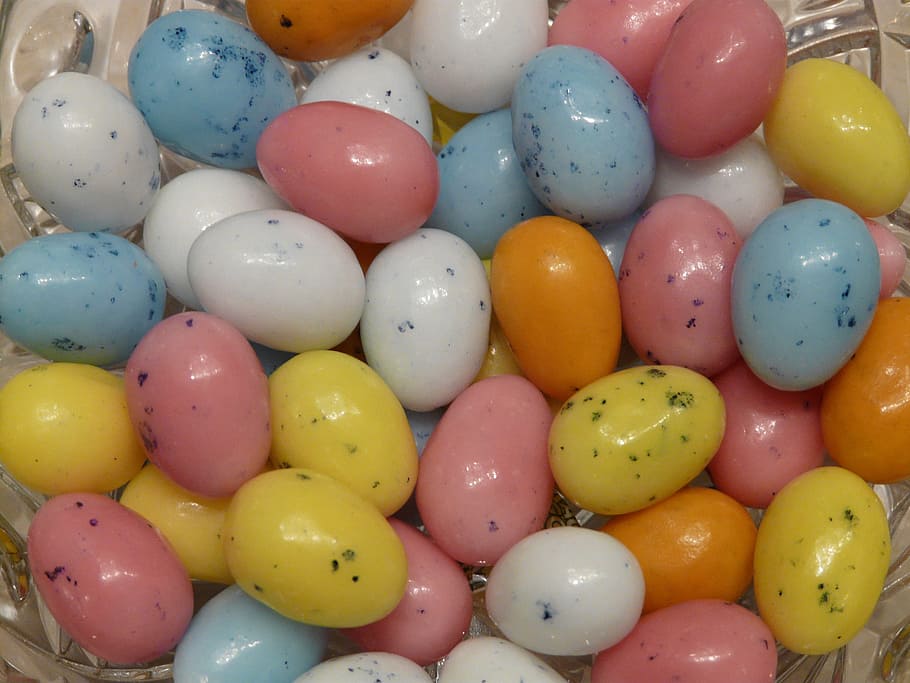sugar eggs, easter eggs, sweetness, brand, colorful, easter bunny HD wallpaper