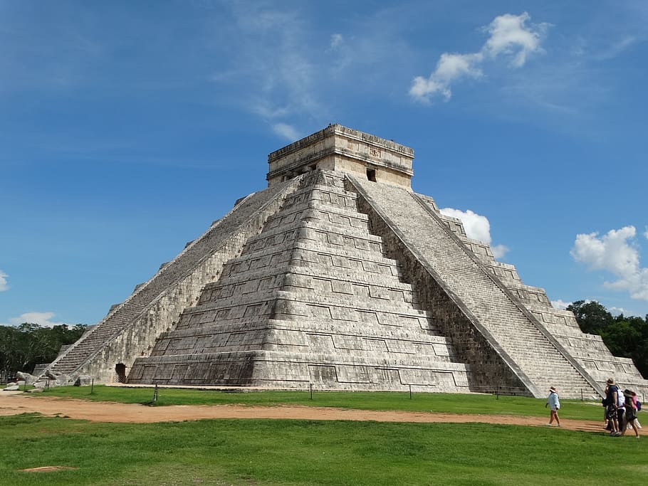 travel, mexico, chichenitza, ancient civilization, sky, history HD wallpaper