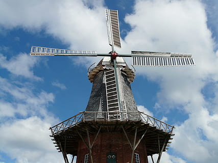 Mill, Windmill, Wing, Reel, wind reel, rotor, turn, energy HD wallpaper