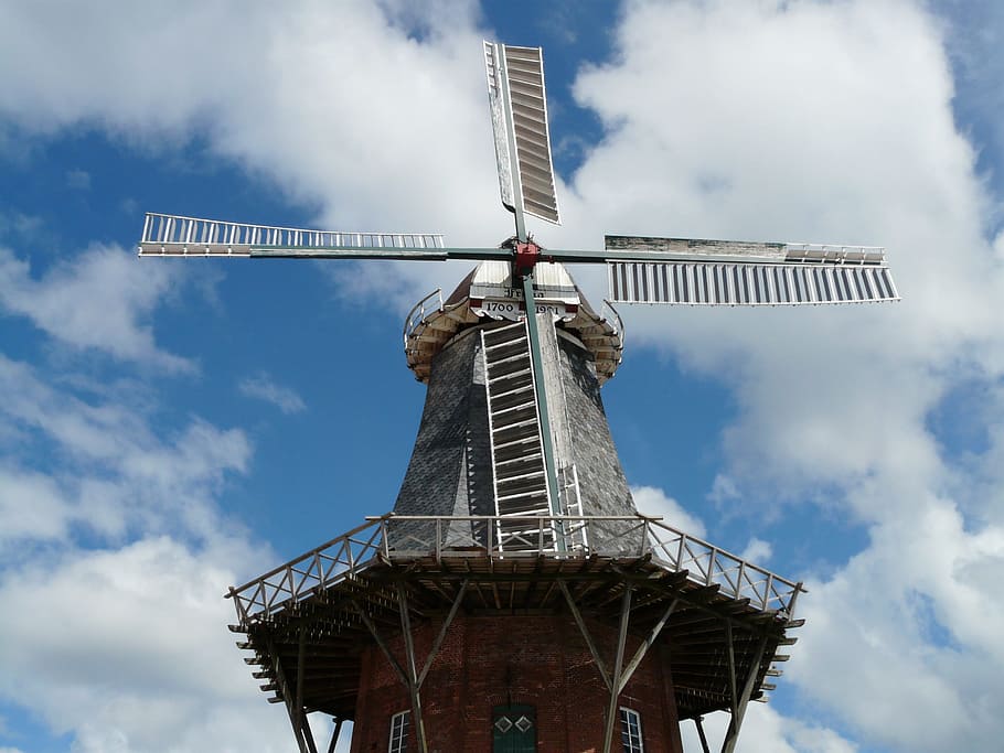 Mill, Windmill, Wing, Reel, wind reel, rotor, turn, energy HD wallpaper