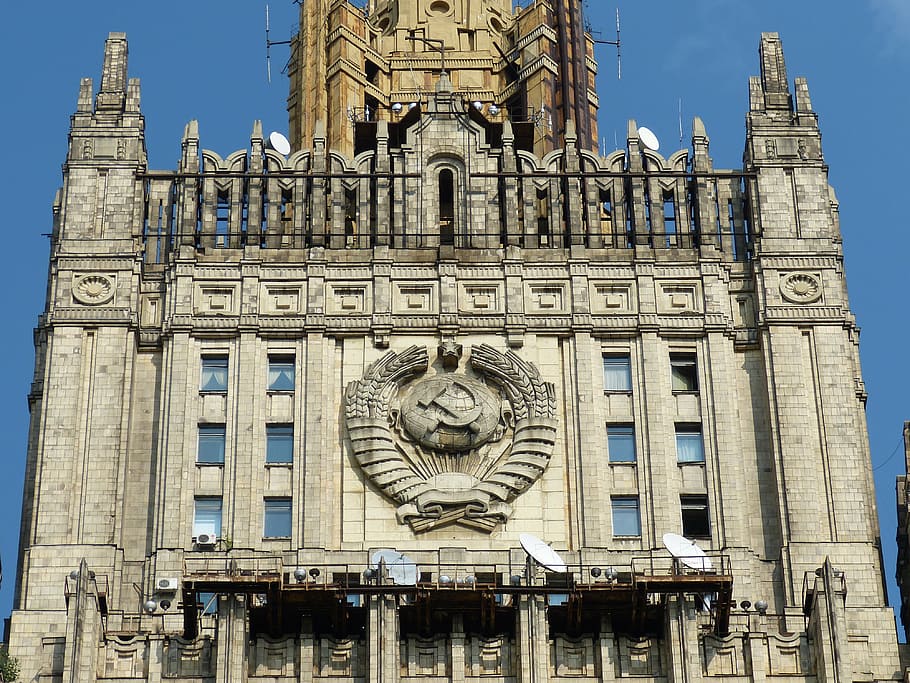 ministry of foreign affairs, building, moscow, russia, historically