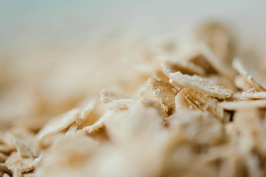 macro photo of cookies, untitled, cereal, selective focus, close-up HD wallpaper
