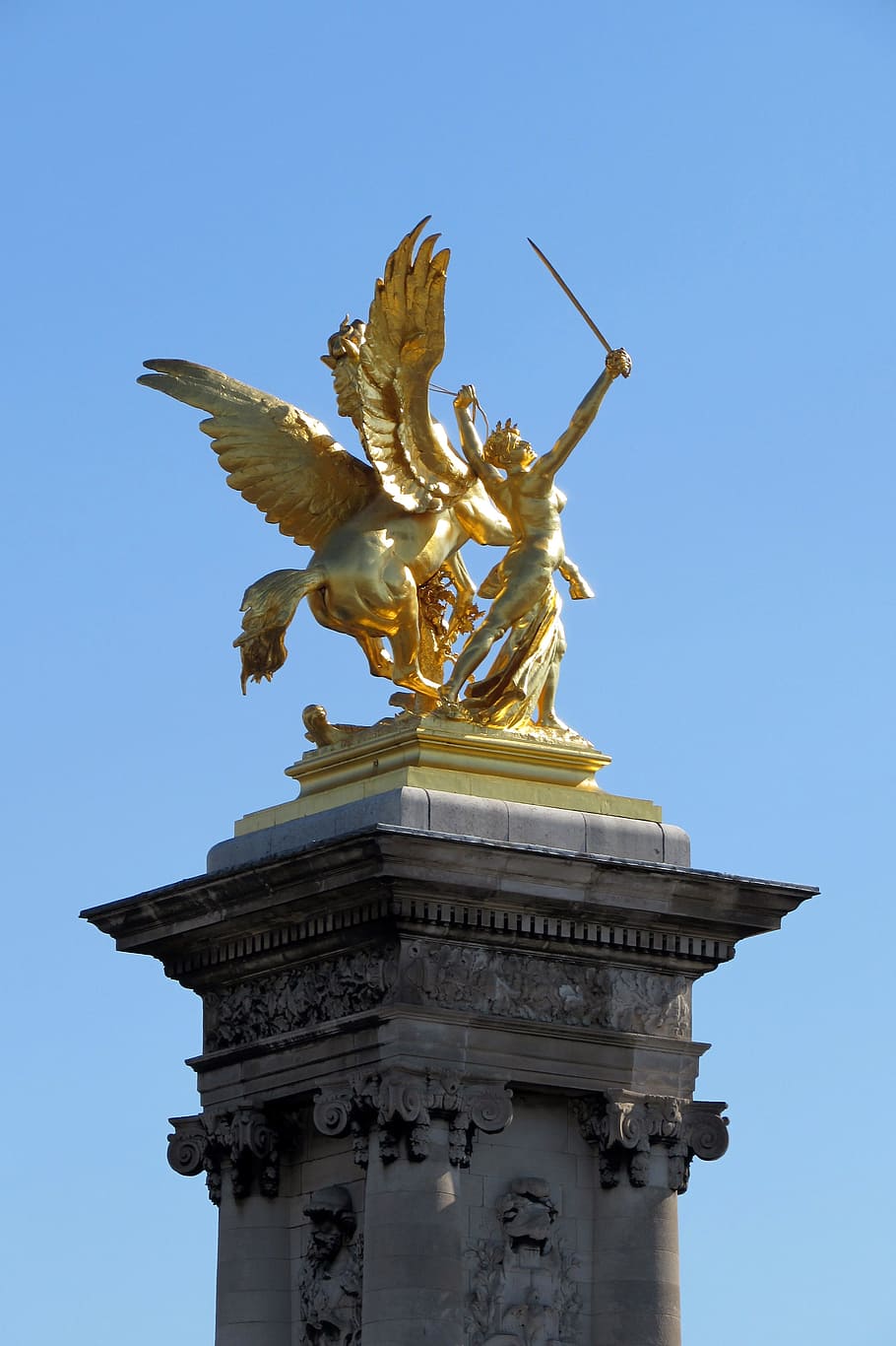 architecture, sculpture, paris, monument, statue, art and craft HD wallpaper