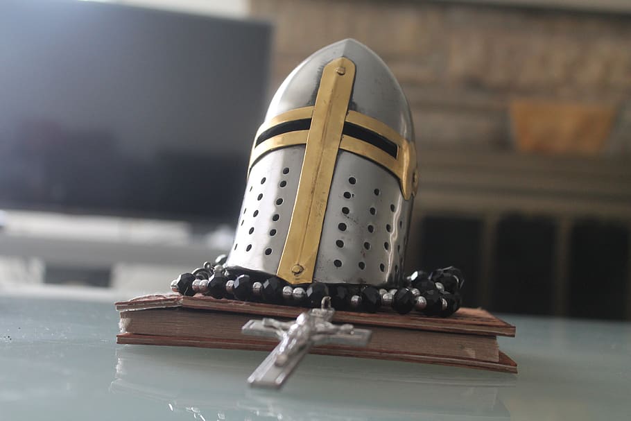 knight, cross, medieval, silver, warrior, no people, close-up HD wallpaper
