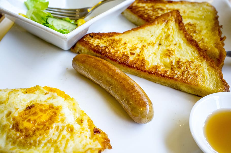 Breakfast, Eggs, Hotdog, food and drink, toasted bread, no people HD wallpaper