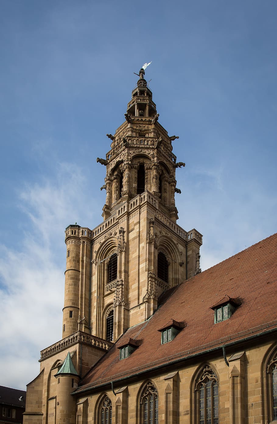 heilbronn, st kilian, saint kilian's church, steeple, building exterior, HD wallpaper