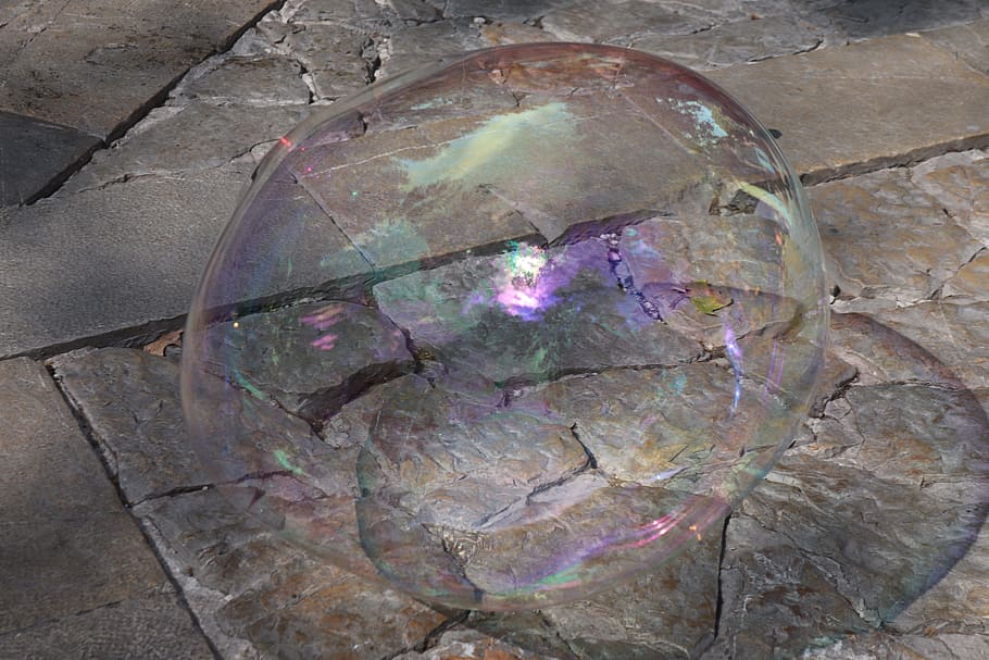 soap bubble, soapy water, colorful, iridescent, street art HD wallpaper