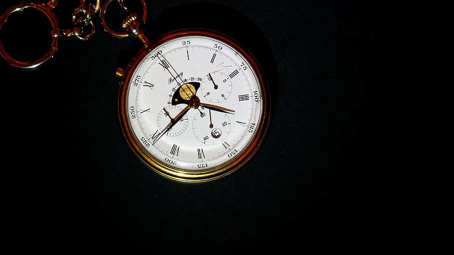 pocket watch, clock, time, pointer, clock face, time of, seconds HD wallpaper