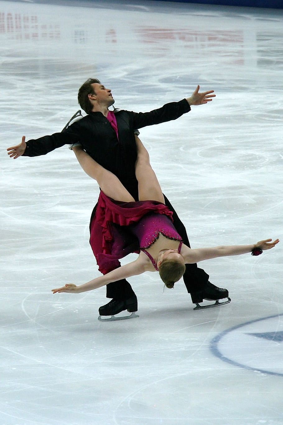 ice skating exhibition, figure, championships, dancing, couple HD wallpaper