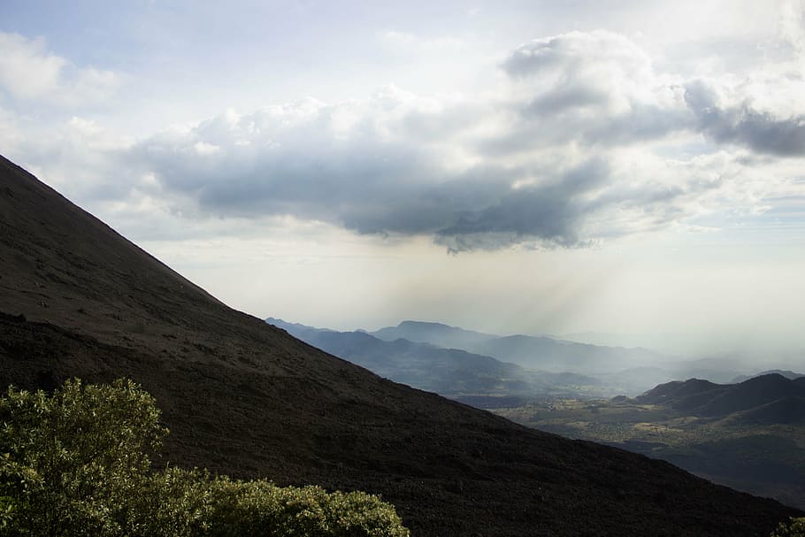 clouds, box, place, sunbeams, silver, nature, cloud - sky, mountain HD wallpaper
