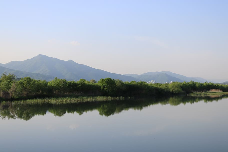 nature, landscape, reflection, mountain, scenics - nature, tranquility HD wallpaper