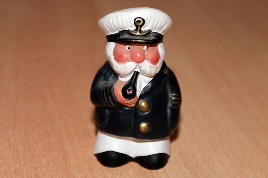 figure, captain, sailor, representation, human representation HD wallpaper
