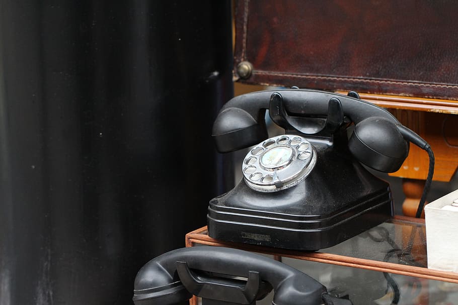 Phone, Antique, Communication, Nostalgia, old, listeners, telephone HD wallpaper