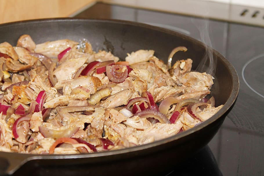 fry, pan, cook, eat, food, nutrition, kitchen, court, stove HD wallpaper