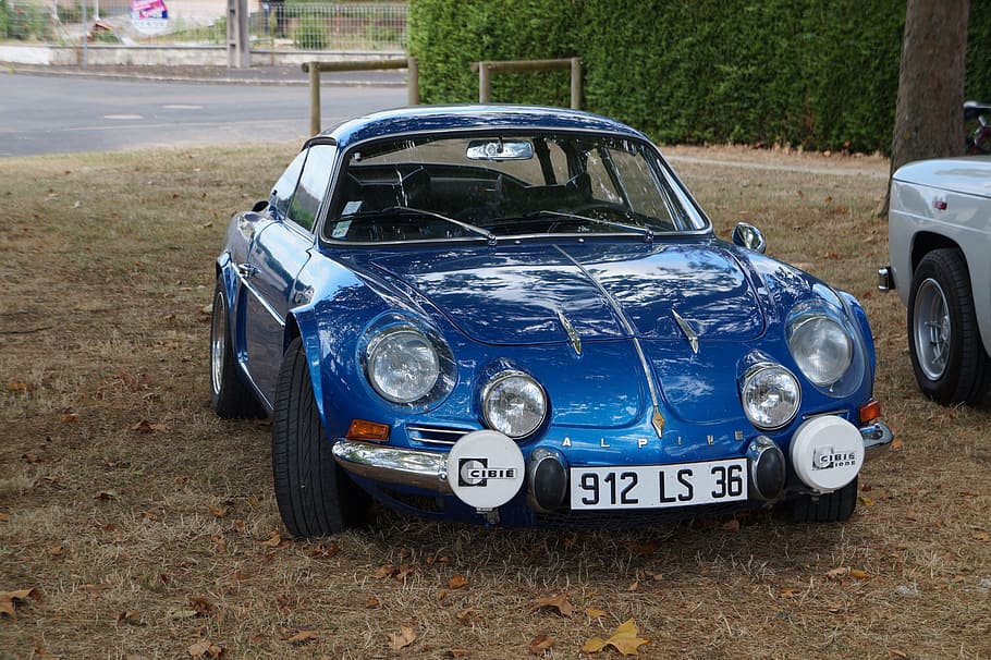 renault, alpine, 110, blue, race, berlinetta, rally, car, mode of transportation HD wallpaper
