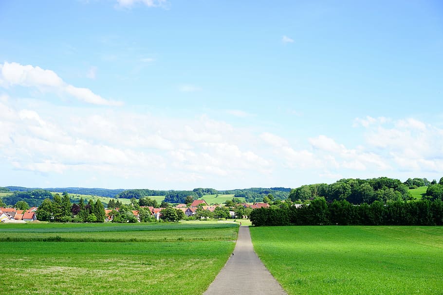 away, road, straight, target, determined, hike, hiking day HD wallpaper