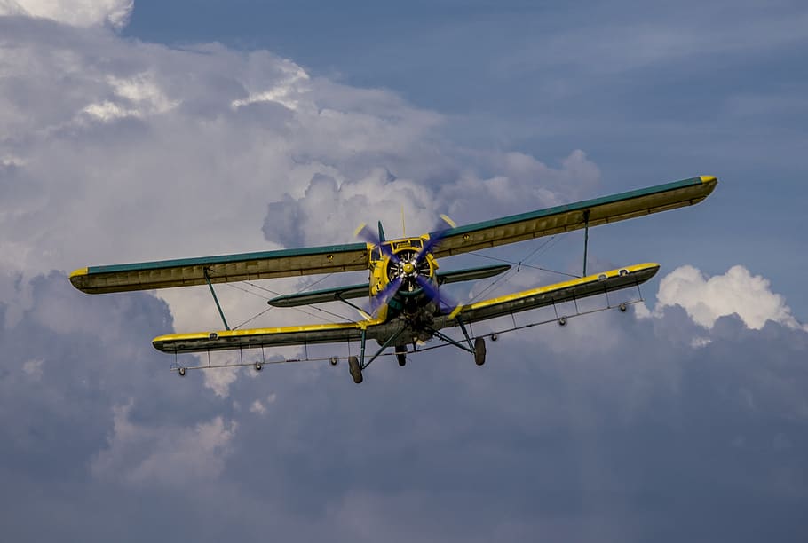 clouds, aircraft, mood, flight, air vehicle, airplane, mode of transportation HD wallpaper