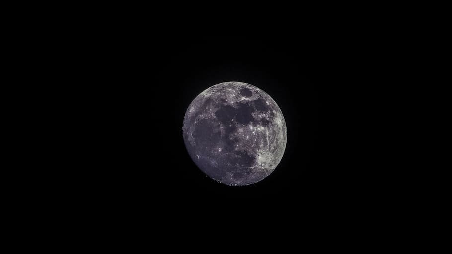 full moon during night time, bright, sky, astronomy, satellite HD wallpaper