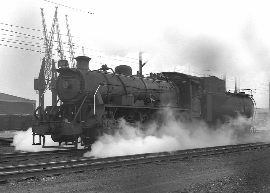 Steam, Locomotive, Capetown, 1970S, transportation, military, HD wallpaper