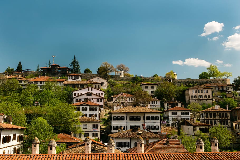 safranbolu, on, home, panoramic, architecture, city, travel