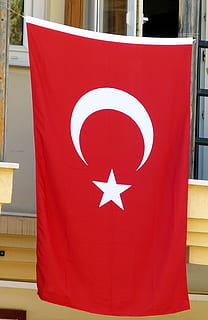 Turkey, Flag, Turkish, Crescent, Crescent, Star, red, sickle HD wallpaper