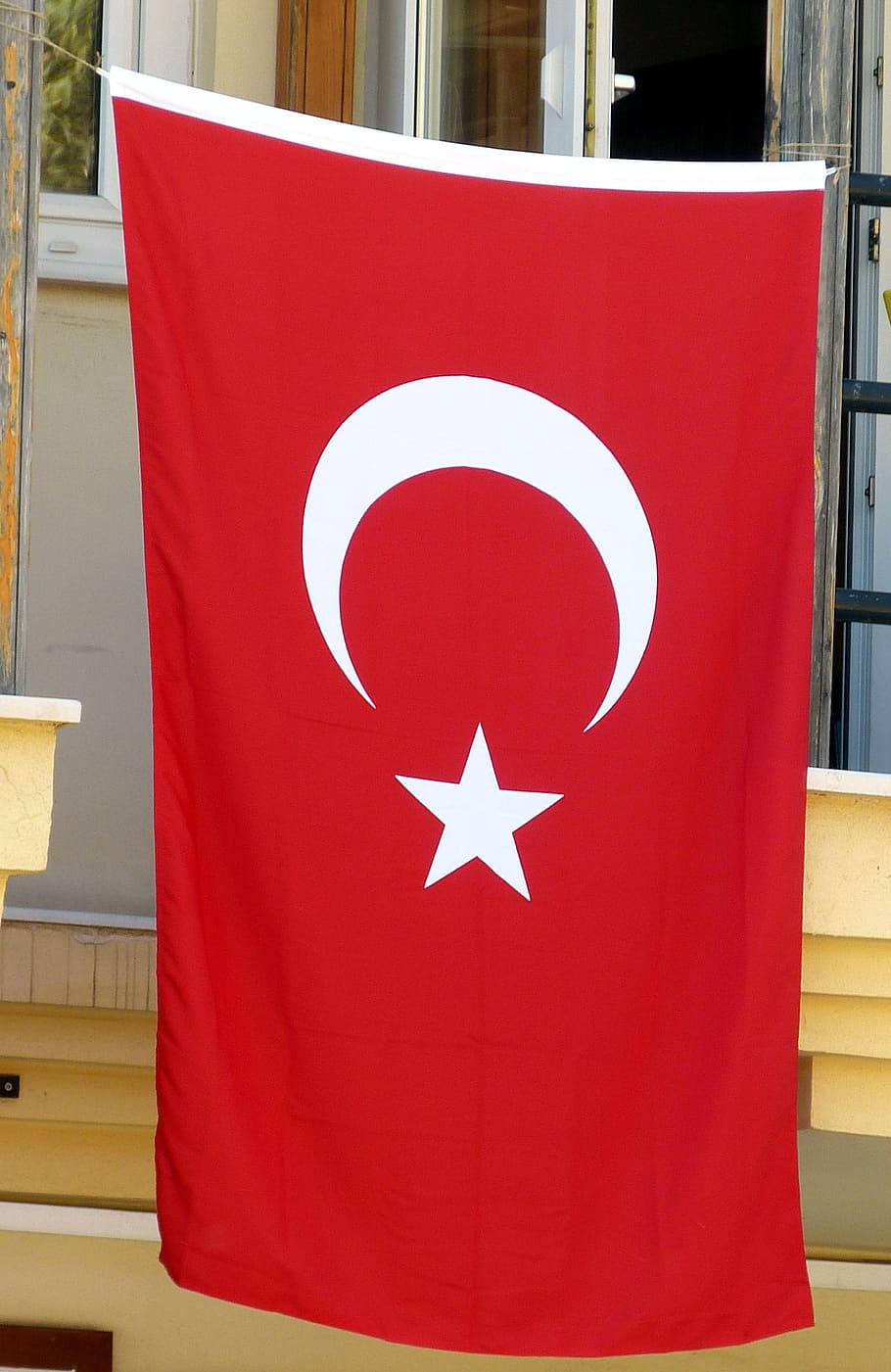 Turkey, Flag, Turkish, Crescent, Crescent, Star, red, sickle