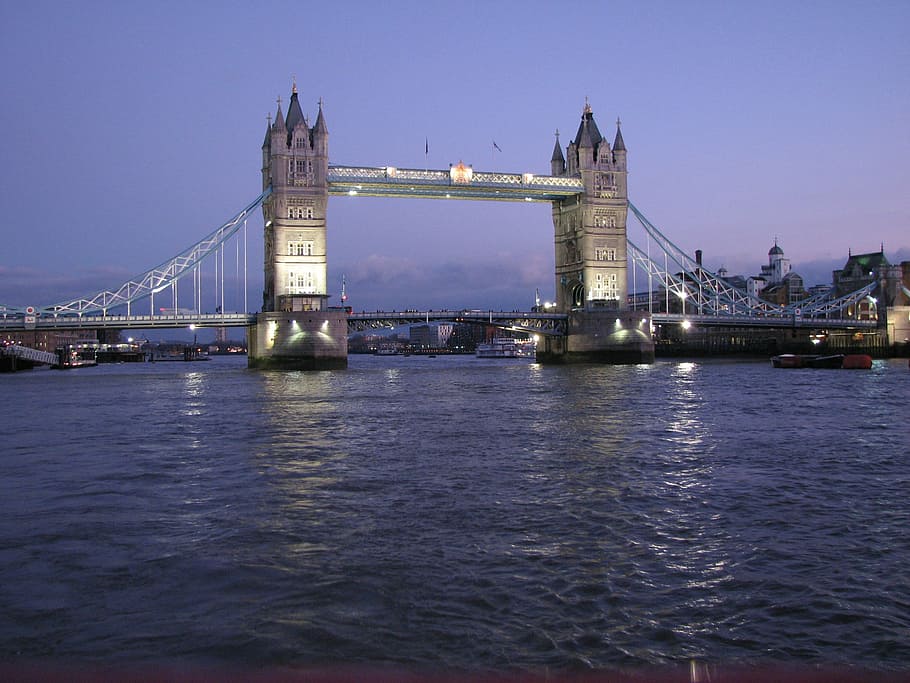 tower bridge, london, uk, connection, bridge - man made structure HD wallpaper
