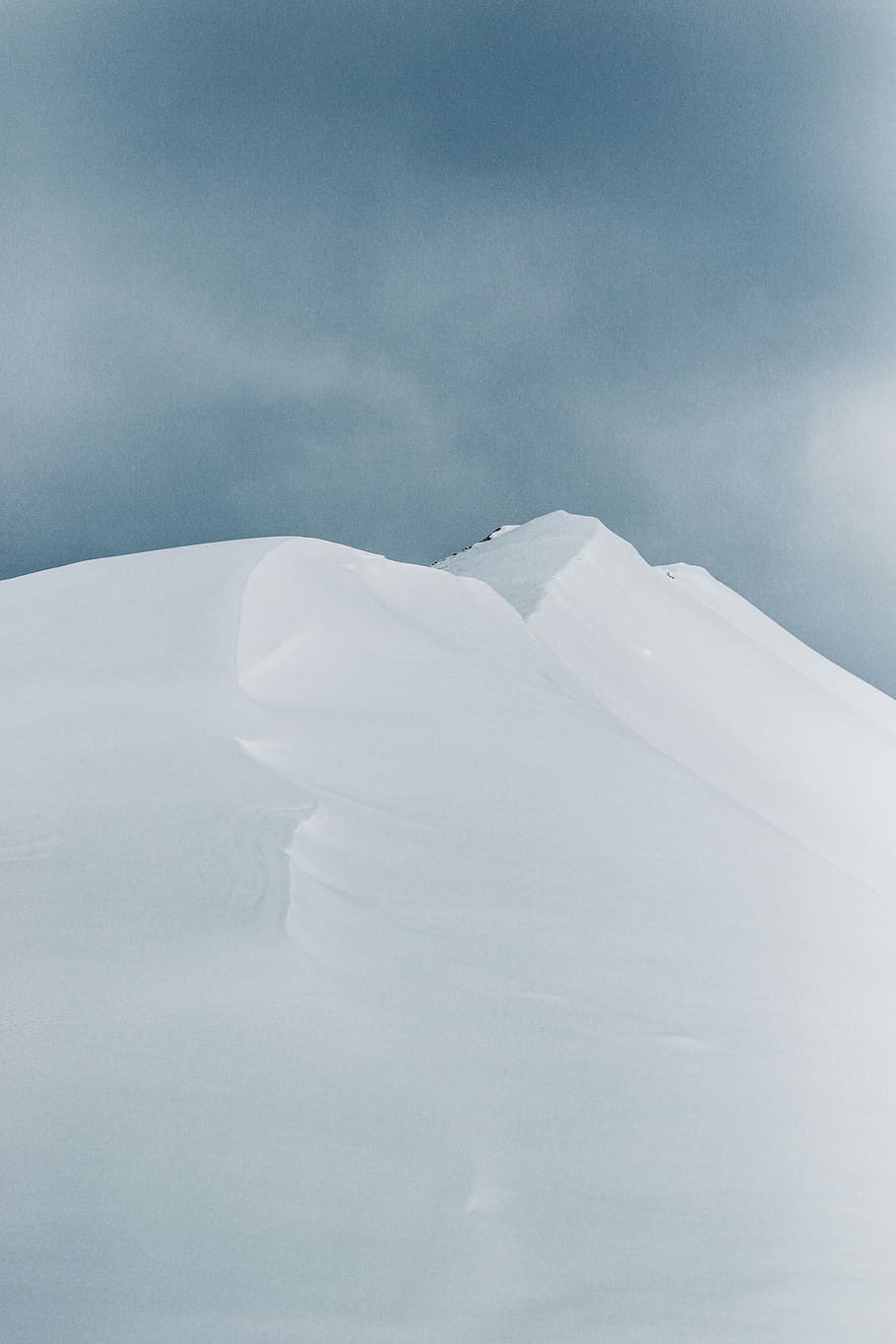 photo of snow mountain, snowy mountain, hill, winter, cloud, cold temperature HD wallpaper