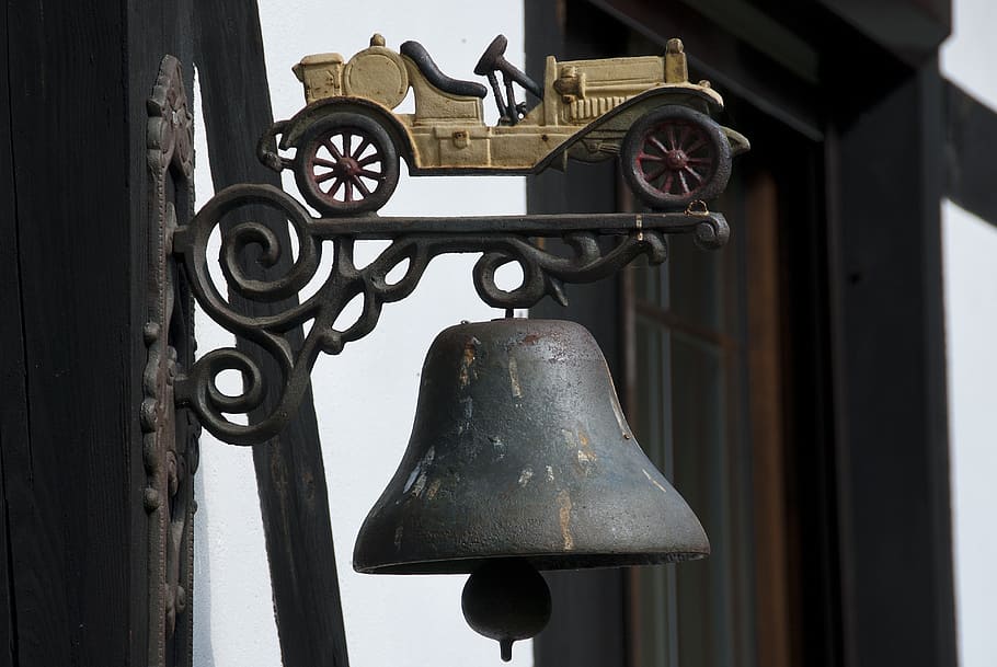bell, monument, building, time, old, metal, no people, lighting equipment, HD wallpaper