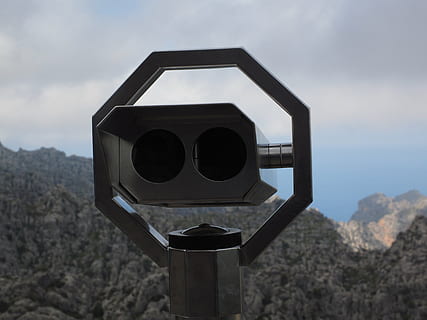 telescope, by looking, view, binoculars, optics, distance, vision HD wallpaper