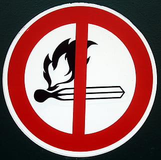 Shield, Warning, Note, Attention, Board, risk, billboard, flammable HD wallpaper