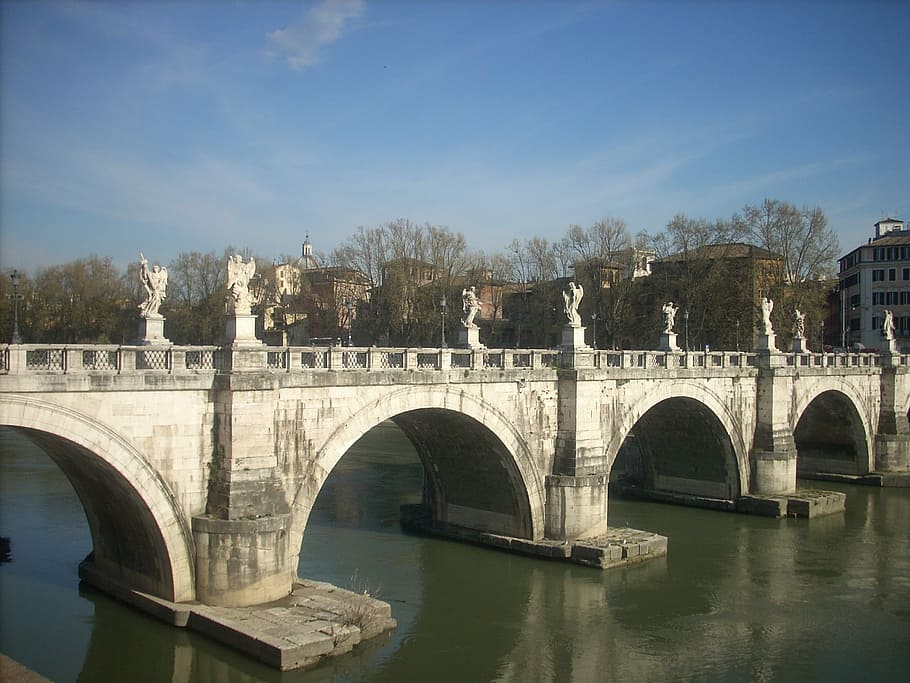 Bridge of Angels, city, engineering, photo, italy, landscape HD wallpaper