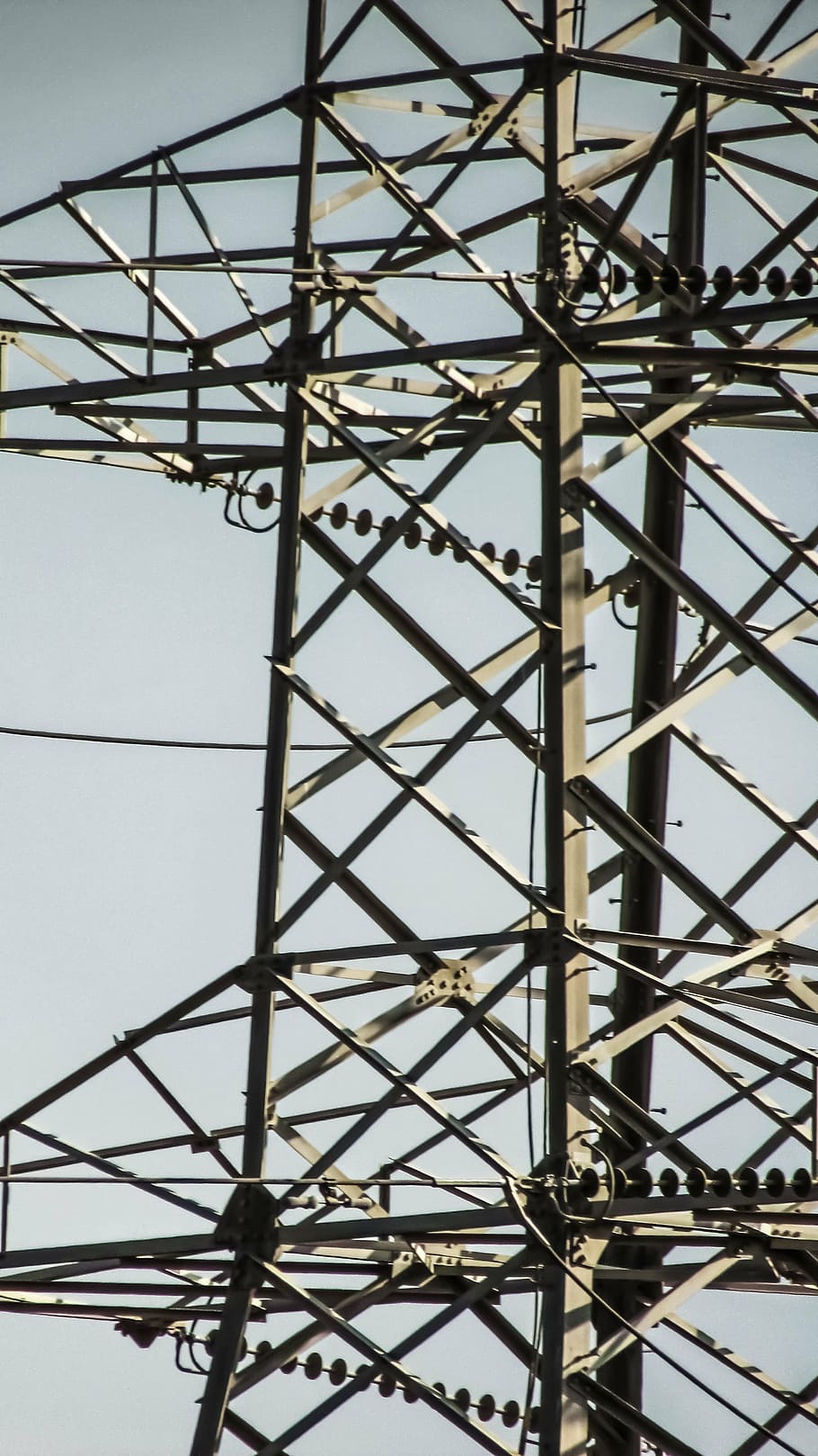 high voltage, pylon, electricity, tower, power, energy, steel HD wallpaper