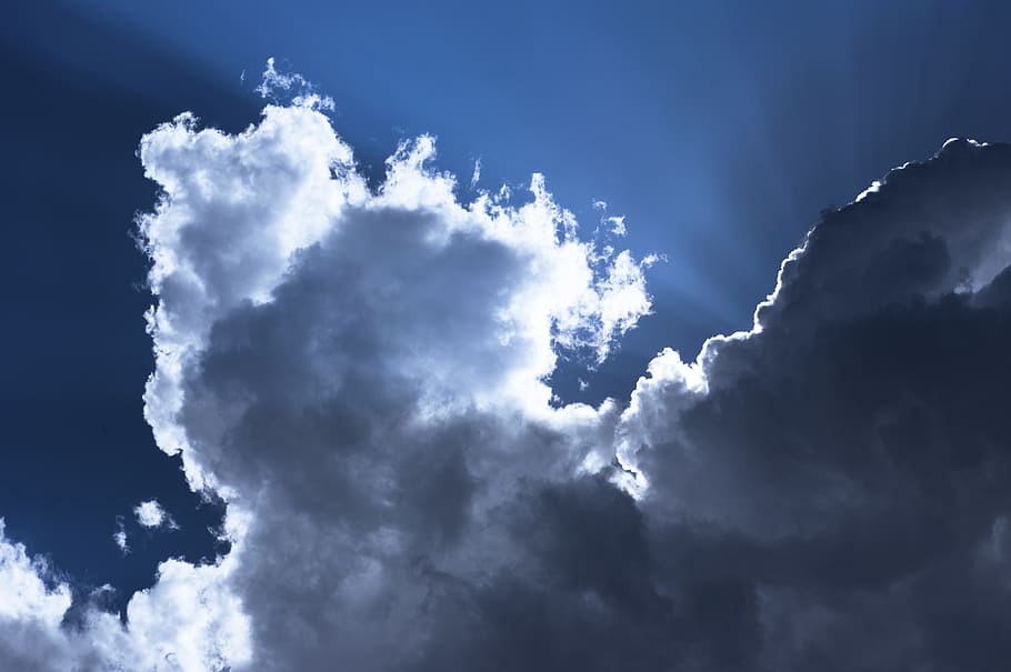 cloud, sky, nature, blue sky clouds, cloud - sky, cloudscape HD wallpaper