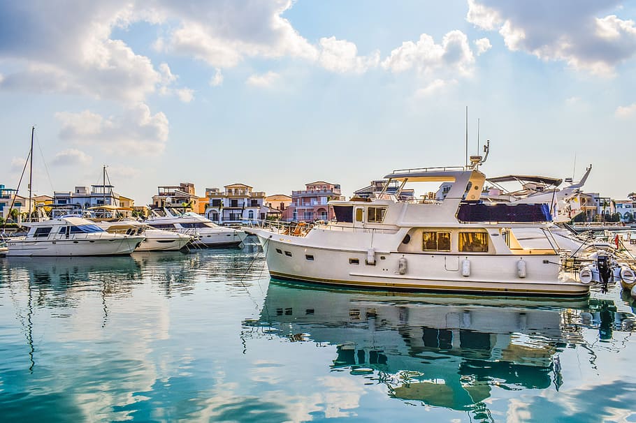 cyprus, limassol, molos, old port, marina, tourism, island, HD wallpaper