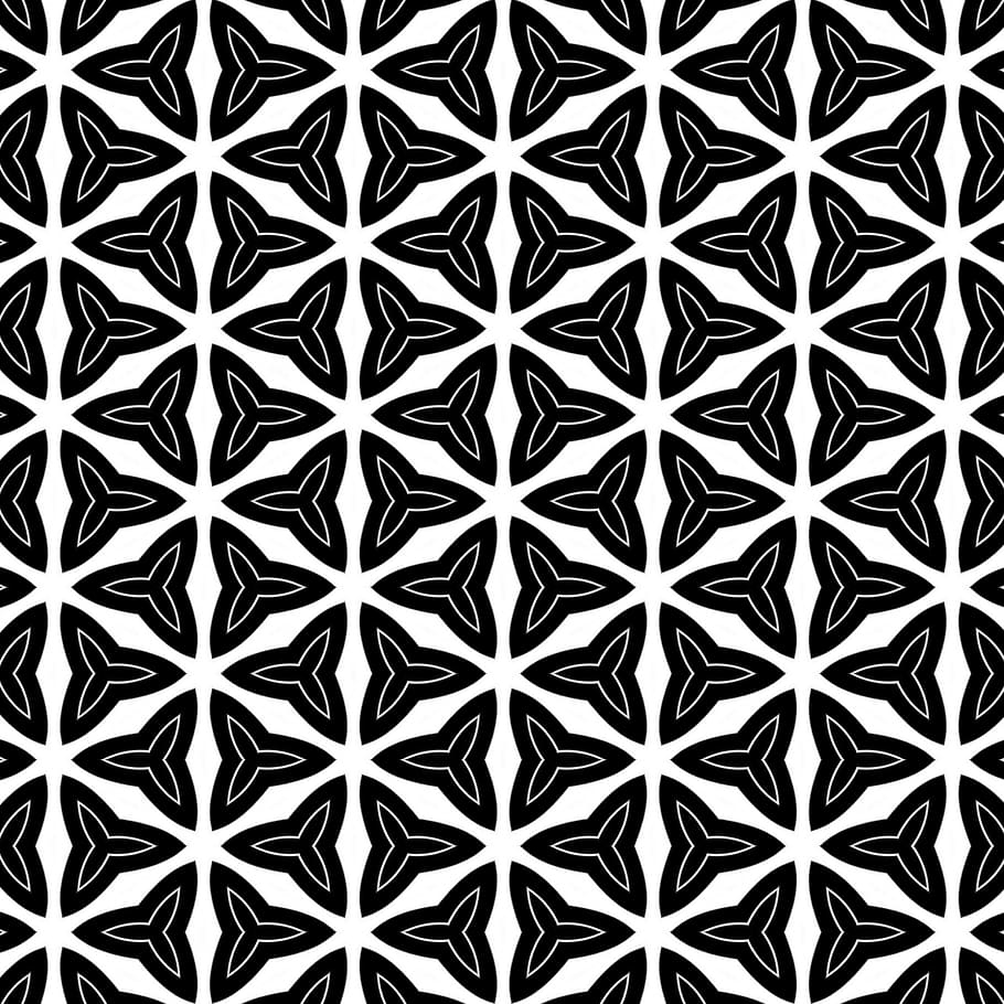 Pattern, Background, black and white pattern, black and white background HD wallpaper