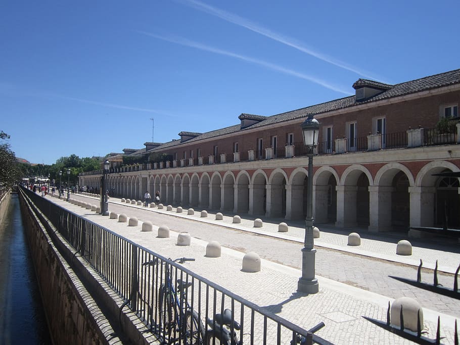 squares, aranjuez, cities, spain, landscape, royal palace, built structure HD wallpaper
