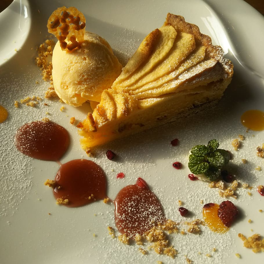 tart, suites, dessert, food and drink, sweet food, freshness HD wallpaper