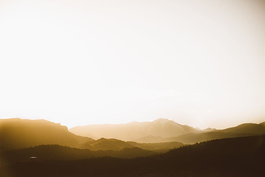 nature, landscape, mountains, summit, peak, slope, shadows HD wallpaper