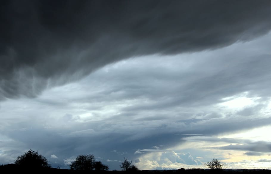 Dark Clouds, Forward, Sky, clouds form, landscape, nature, cloudscape HD wallpaper