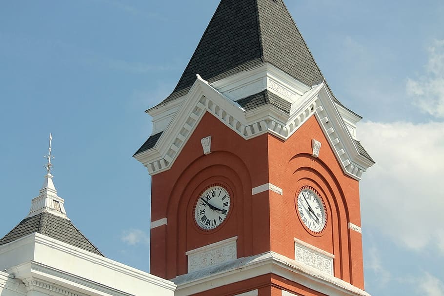 clock, steeple, tower, landmark, roof, built structure, architecture HD wallpaper