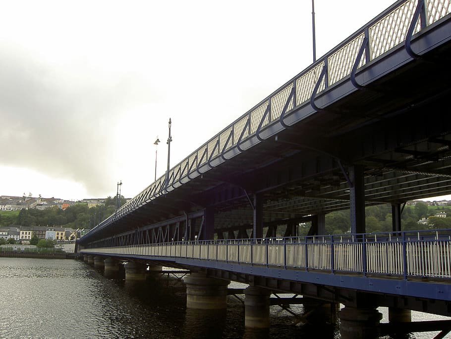 Craigavon Bridge in Derry, Ireland, architecture, photos, public domain HD wallpaper