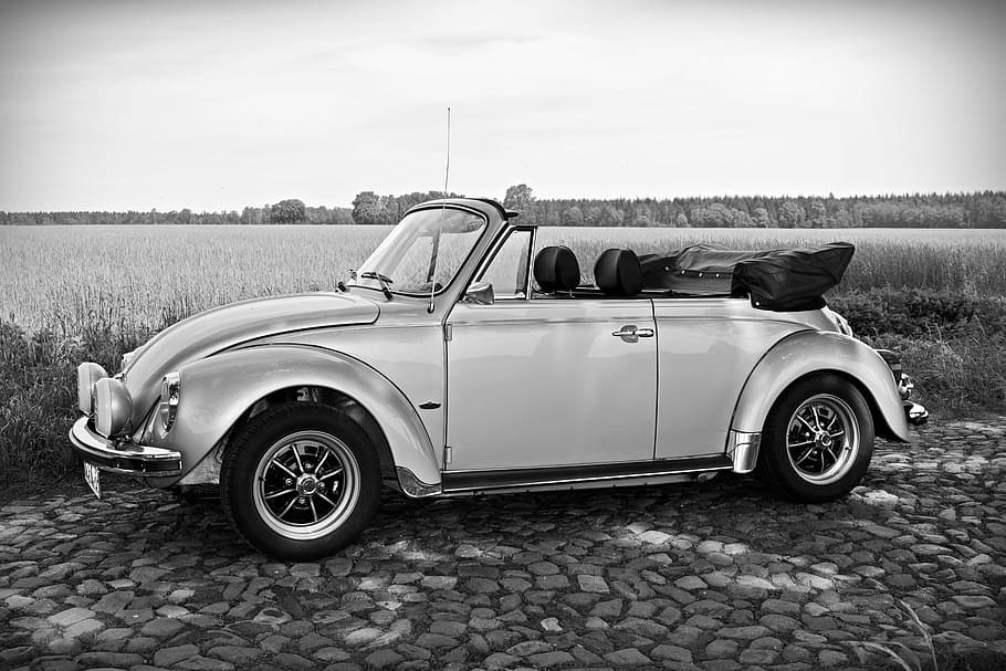 oldtimer, vw, vw beetle, convertible, classic, volkswagen, volkswagen vw, HD wallpaper