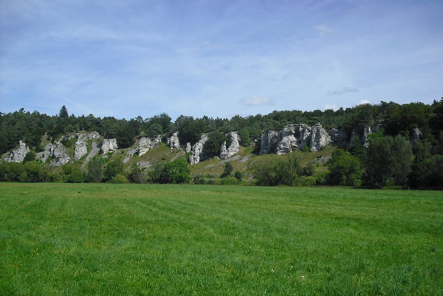 cliff, altmühltal nature park, twelve apostles, rock, rock group