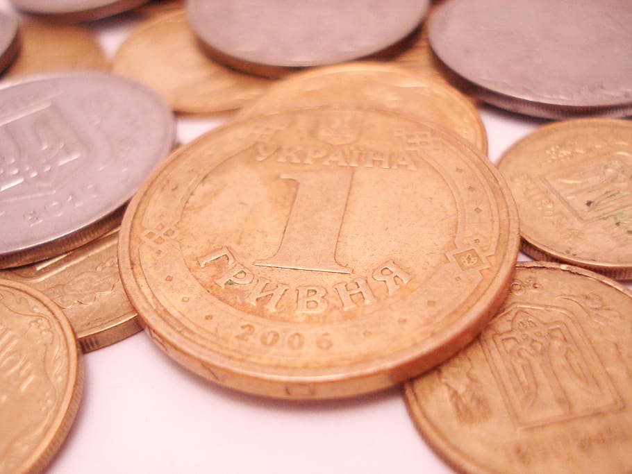 coins, ukraine, trifle, finance, economy, money, banking, business, HD wallpaper